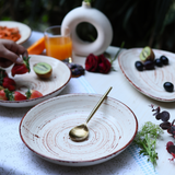 Handmade ceramic salad bowls