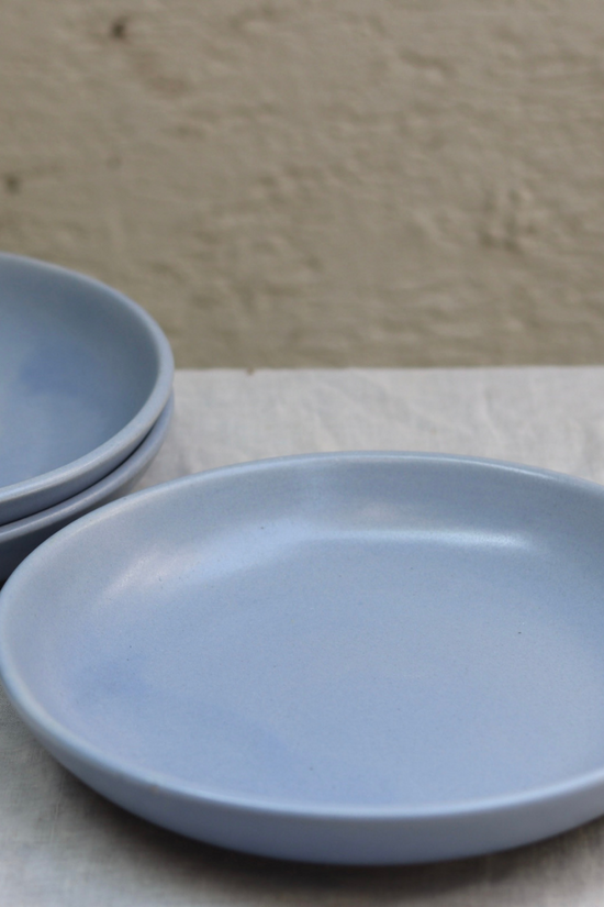 The Neutrals - Pasta Plate Pastel Blue Color