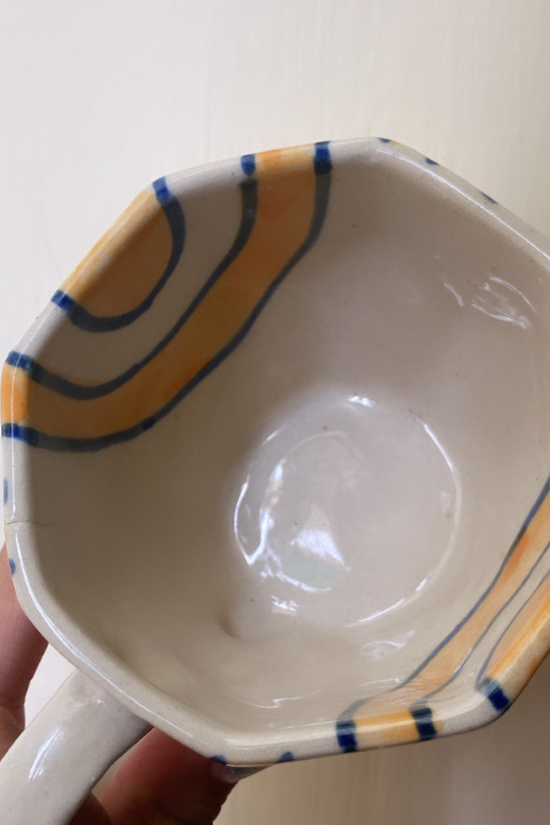 Mustard abstract mug 