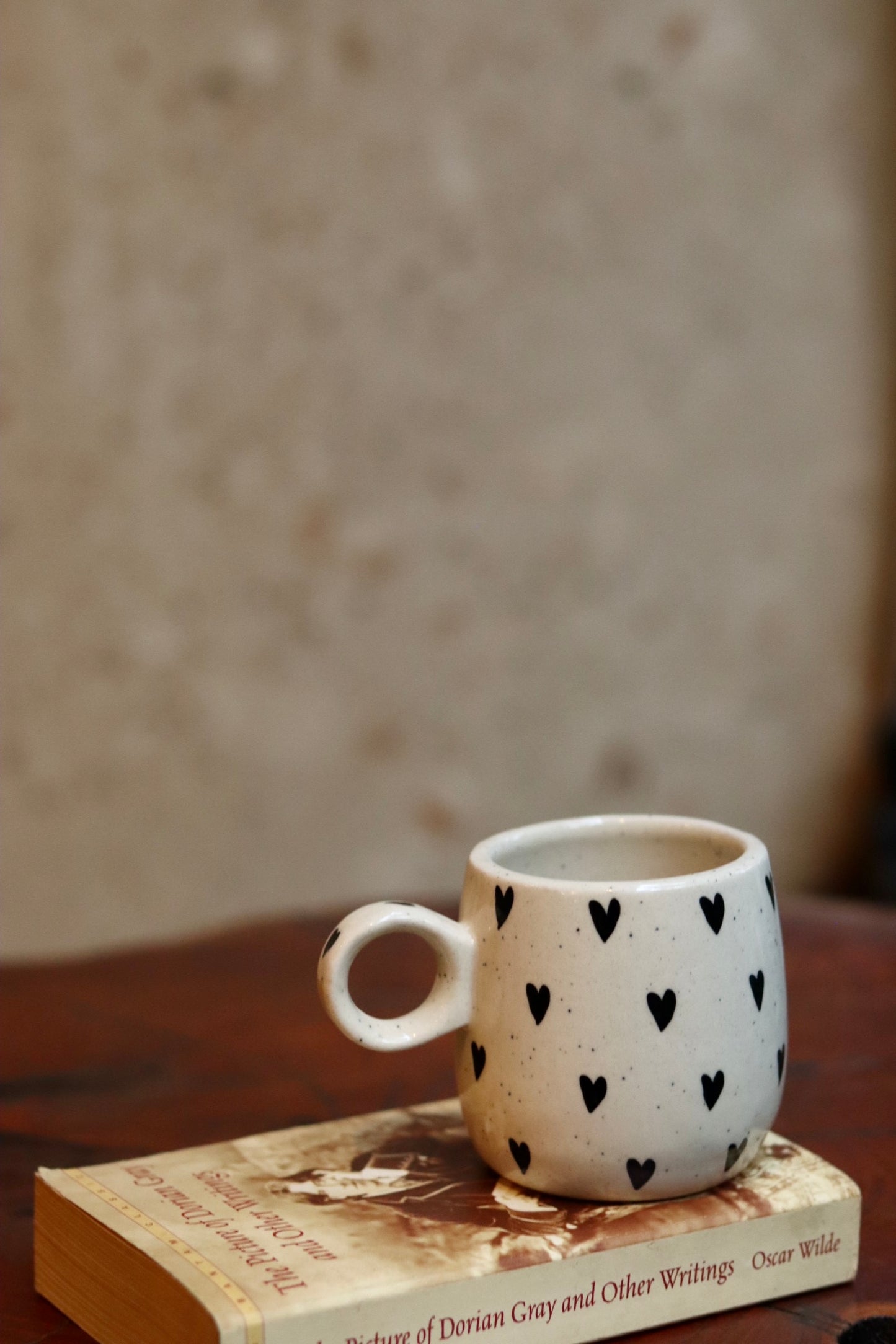 Black Heart Mug  // Cuddle Mugs