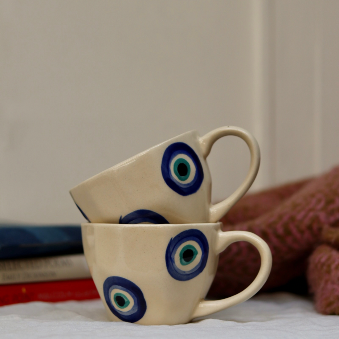 Evil eye coffee mug 