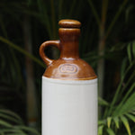 Handmade ceramic oil vessel 