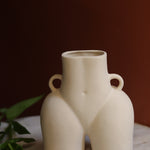 White body flower vase for home decoration