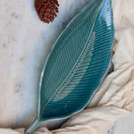 Leaf platter ceramic