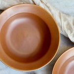 Ceramic pasta plates