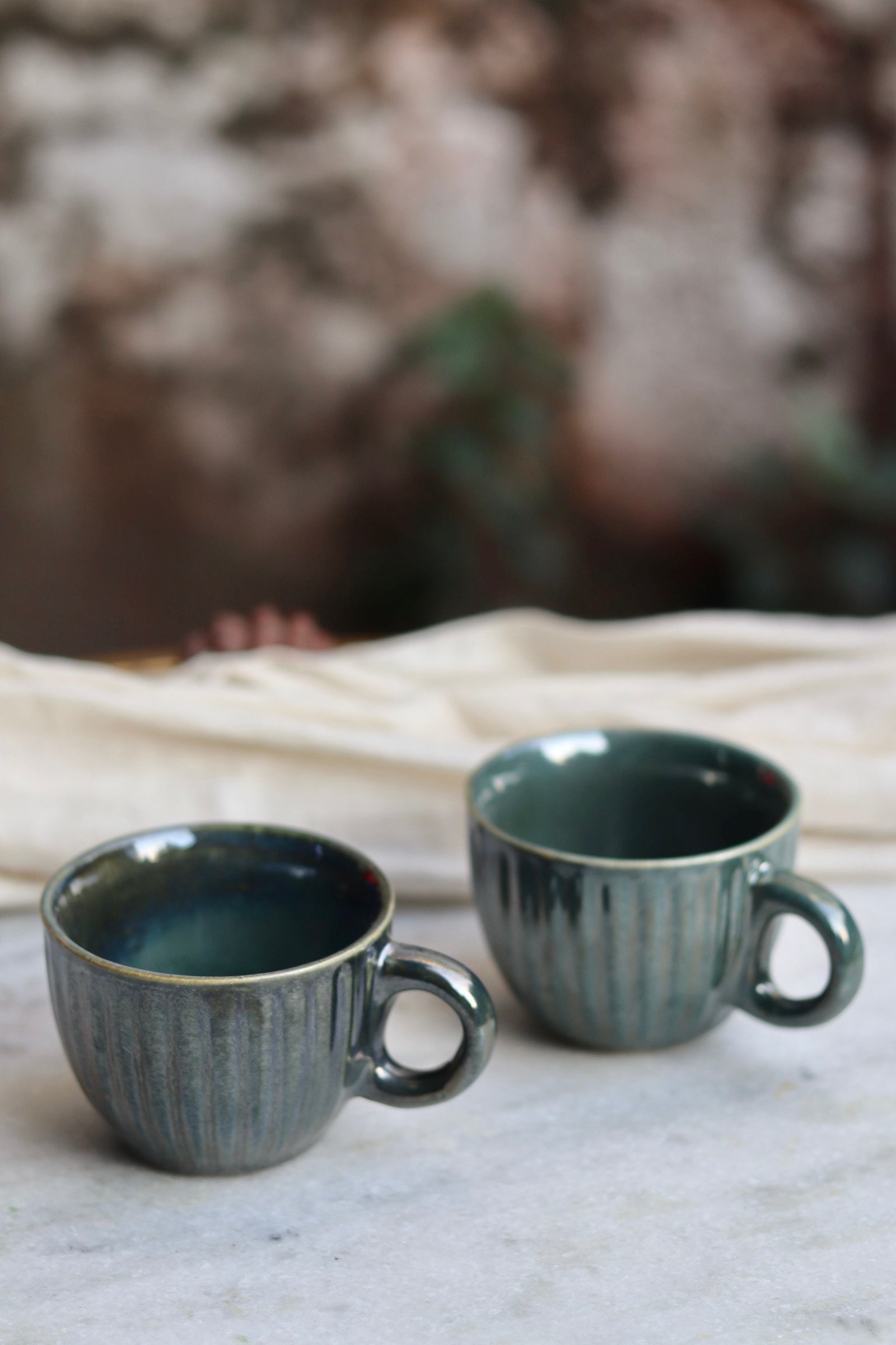 Handmade ceramic chai cups 