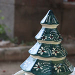Christmas tree green color ceramic