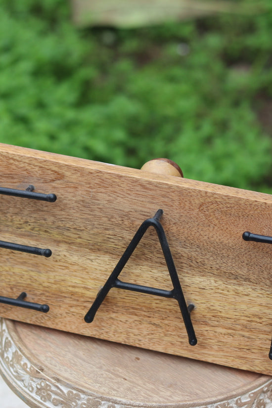 Eat wooden wall hanging board