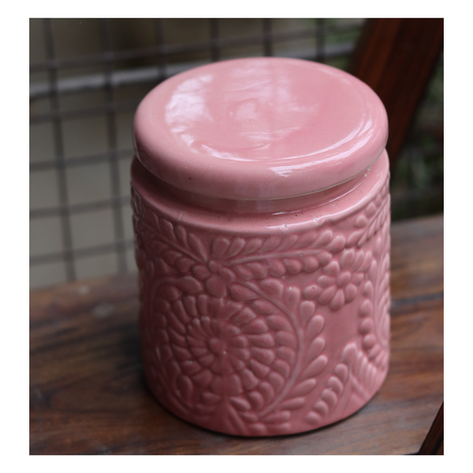 Pink Storage Jar